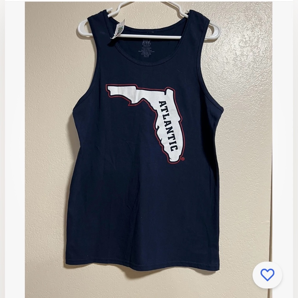 MV Sport mens Atlantic cut arm tank top Navy blue New